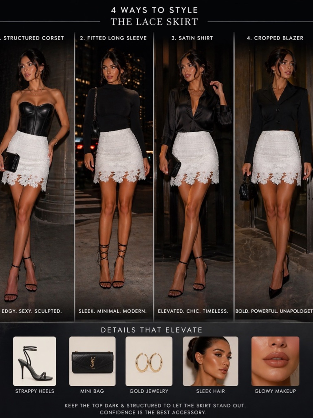 Topshop White Crochet Lace Mini Skirt
